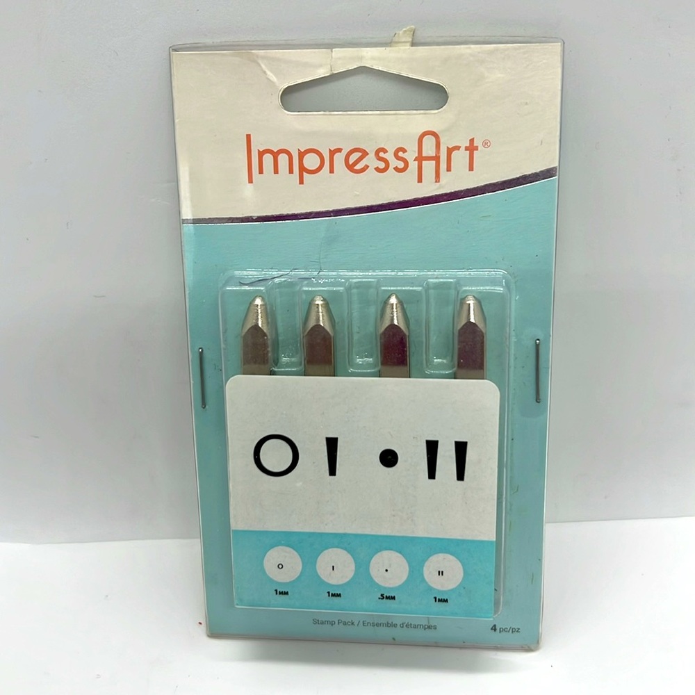 ImpressArt 4 Piece Stamp Pack Latitude and Longitude NIB